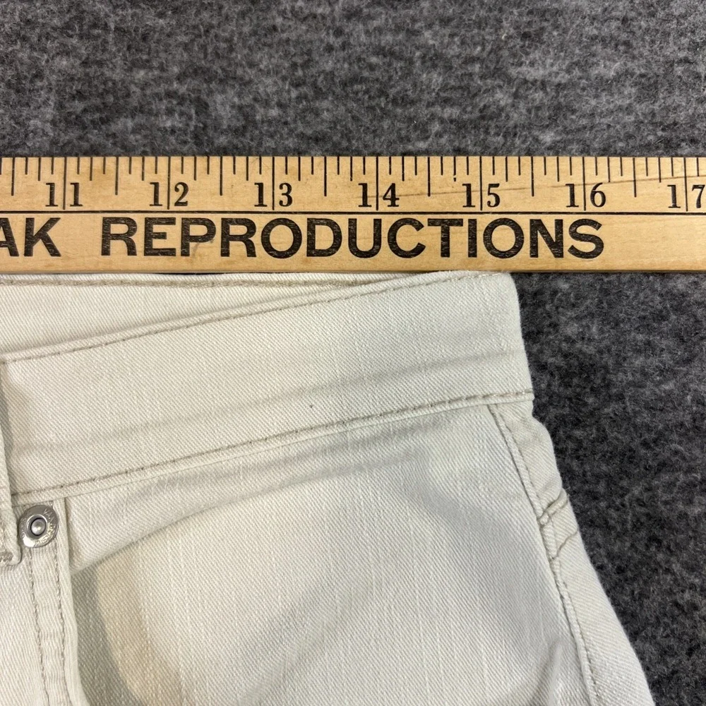 EUC! Gloria Vanderbilt Size Missy 10 Ivory‎ Stretch